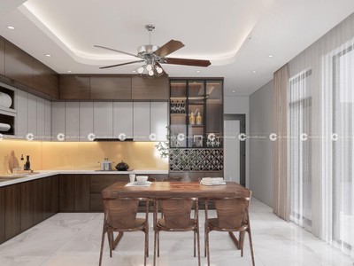 Tủ Bếp Gỗ Công Nghiệp Cao Cấp 1