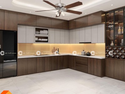 Tủ Bếp Gỗ Công Nghiệp Cao Cấp 2