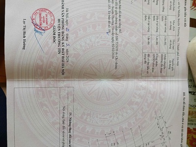 Nhỉnh 1 tỷ ô tô đỗ cửa hơn 20m ra đường nhựa 9m  tại : xã tự nhiên- thường tín - hn. 0