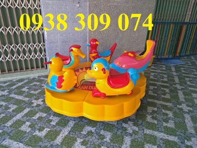 Mâm xoay, đu quay trẻ em, đu quay mâm xoay mầm non 3