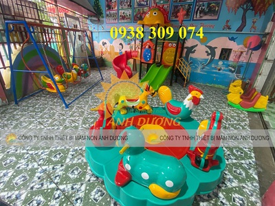 Mâm xoay, đu quay trẻ em, đu quay mâm xoay mầm non 4