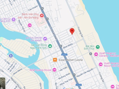 ♪ đất lô góc 2 mặt tiền đường 10.5m sát bãi tắm sơn thuỷ, 160m2, ngang 7.4m, 9.xx tỷ 1