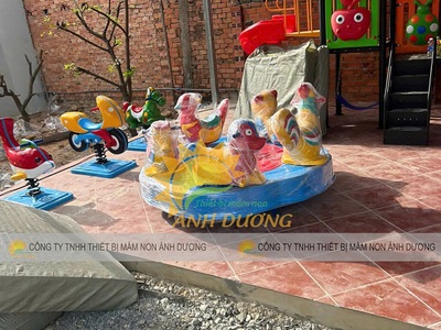Mâm xoay, đu quay trẻ em, đu quay mâm xoay mầm non 5