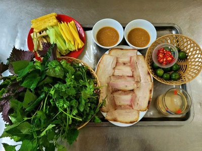 Bánh tráng cuốn thịt heo phố Phương Mai 0