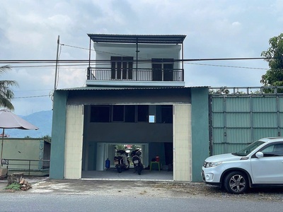 Bán nhà 4 tầng mặt tiền ql1a và bám sông suôi dầu - suối cát - cam lâm - tỉnh khánh hòa - dt: 119m2 0