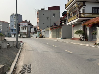 Đất mặt tiền đê Vàng 80,5m2, View sông Đuống, ô tô tránh, an sinh đỉnh 2