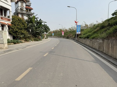 Đất mặt tiền đê Vàng 80,5m2, View sông Đuống, ô tô tránh, an sinh đỉnh 3