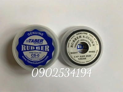 Taber cs-0   giải pháp mài mòn mềm nhẹ chuẩn quốc tế 1