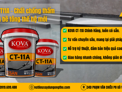 Chất chống thấm sàn KOVA CT-11A   Giải pháp chống thấm bền bỉ cho công trình TP.HCM 0