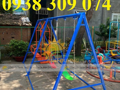 Xích đu mầm non, xích đu trẻ em, xích đu sàn lắc TE 4