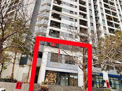 Cho thuê shop 2 tầng chân đế đầu hồi toà h4 hope residences mặt đường chu huy mân, long biên, hà nội 0