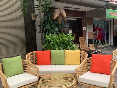 Bàn ghế sofa mây tự nhiên phòng khách hiện đại 0