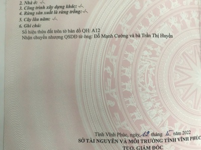Bán đất mặt đường đi Duy Phiên, Tam Dương, Vĩnh Phúc. Giá chỉ 3,2 tỷ 1