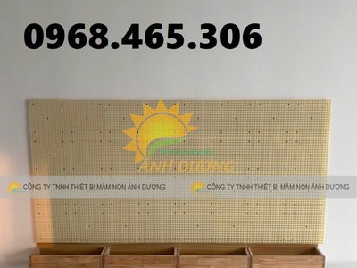 Tường gắn lego trẻ em, bàn chơi lego trẻ em bằng gỗ 0