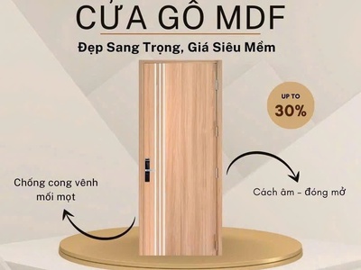 Cửa Gỗ Công Nghiệp MDF - Lựa Chọn Thông Minh Cho Cuộc Sống Hiện Đại 0