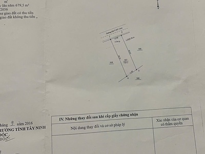 Chính chủ bán đất đẹp   diện tích : 729,5m2   giá bán: 2 tỷ còn thương lượng 4