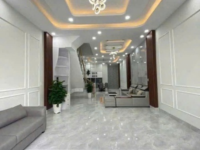   hxh  bán nhà hẻm 25 bùi quang là, p12 gò vấp   4 tầng btct   kd chdv   tặng full nội thất   5 tỷ 1