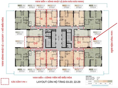 Hàng hiếm  duy nhất căn hộ 1pn 1 regal signature trực diện biển bảo ninh - sở hữu lâu dài 1