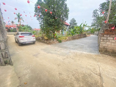 Bán đất chinh chủ gửi dt  100m full thổ cư giá nhỉnh tỷ xíu thôi ạ ô tô vào tận đất 3