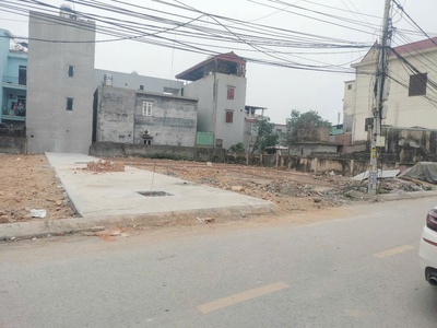 Bán lô đất 2 mặt tiền vị trí đẹp   gần đường vĩnh khê, đối diện hoàng huy, an đồng   an dương   hải 0