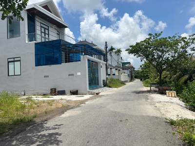 Bán đất mặt đường Lương Khê   Tràng Cát dt 75m2 đường nhựa 5m oto tránh nhau ngay sát công viên TĐC 2