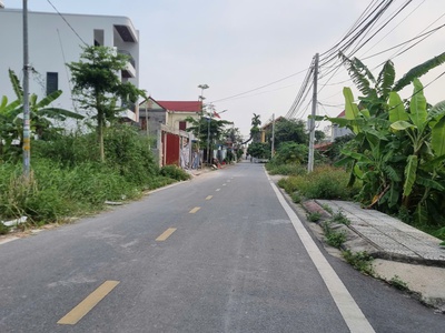 Bán lô đất 89m2 mặt đường trục xã   đấu giá kiến phong   đồng thái   an dương 1