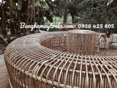 Ghế mây cao cấp uốn lượn 2