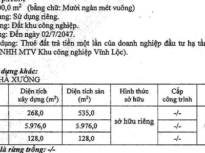 Bán nhà xưởng 17.000 m2 trong kcn amata biên hòa, đồng nai.