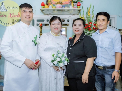 Áo dài cưới size lớn màu trắng Q10 TP HCM 0
