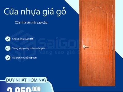 Cửa nhựa giả gỗ ĐẸP 2