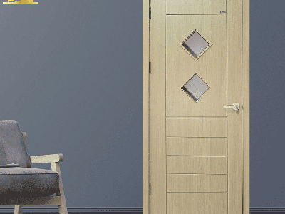 Mẫu cửa nhựa ABS có kính cho cửa nhà tắm 10
