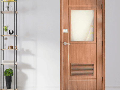 Mẫu cửa nhựa ABS có kính cho cửa nhà tắm 8