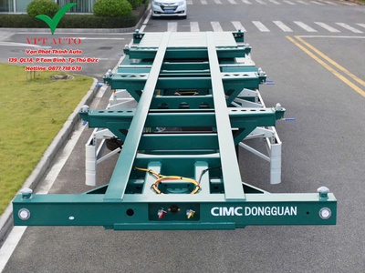 Sơ mi rơ mooc xương  CIMC 3 trục 12 gù 40feet 2025 2