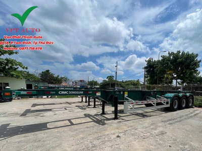 Sơ mi rơ mooc xương  CIMC 3 trục 12 gù 40feet 2025 3