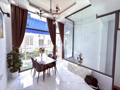 Hẻm xe hơi quang trung,p.8,gv- 4 tầng mới xinh có sân thượng chỉ 5ty1 3