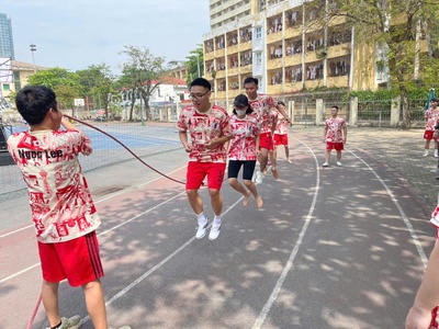 Cho thuê dây nhảy , nhảy dây tập thể , dụng cụ chơi nhảy dây 2