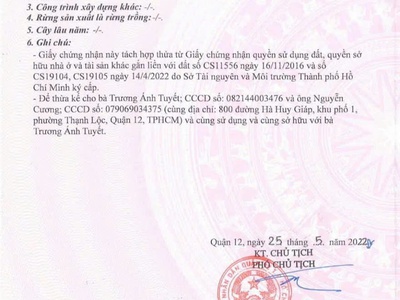 Bán cặp đất mặt tiền hà huy giáp thạnh lộc, q12   full thổ cư   giá cực tốt 2