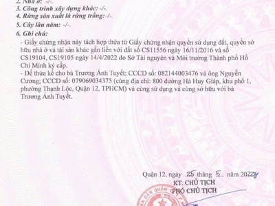 Bán cặp đất mặt tiền hà huy giáp thạnh lộc, q12   full thổ cư   giá cực tốt 3