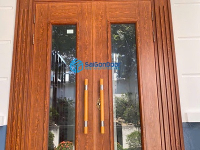 Cửa thép vân gỗ 0