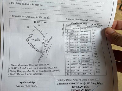 Đất chính chủ - giá tốt - cần bán đất xã phước trung, gò công đông tiền giang 0