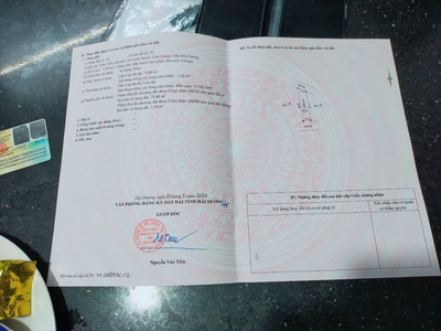 Bán đất thôn tiền tt lai cách cẩm giàng   gần kcn đại an   giá chỉ 1.6  tỷ rẻ nhất khu 2