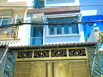 Nhà hẻm xe hơi - bình tân - 4 tầng có thang máy - 4pn 5wc - gần ngã tư bốn xã, giáp tân phú - lh 0