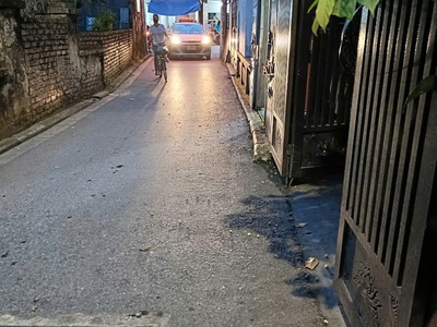  bán đất tặng nhà cấp 4   thành am, long biên   57m    mặt tiền 4m   ô tô đỗ cửa   cách ô tô 1