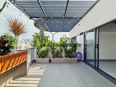 Nhà gò vấp đẹp 5 tầng 4x17 gara ô tô nội thất ngoại ngay cv làng hoa giá dưới 10 tỷ 4
