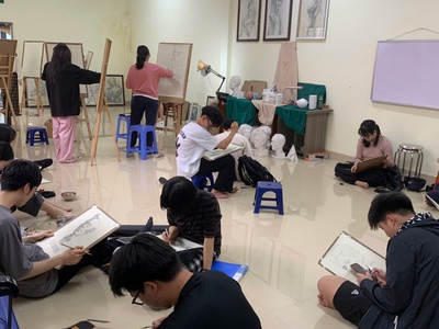 Trung tâm dạy vẽ ở Kiều Mai Bắc từ liêm 2