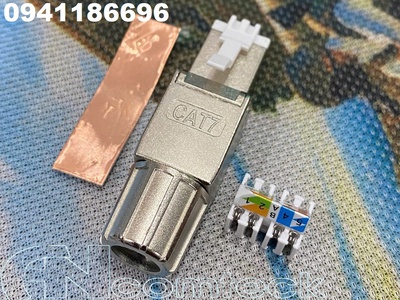 Hạt công nghiệp CAT6A/CAT7 không dùng TOOL Ancomteck ACT-6A-UK, sẵn số lượng 14
