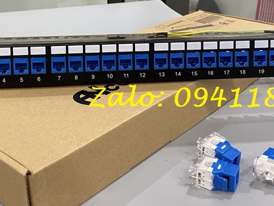 Thanh đấu nối Patch panel 16 cổng Cat6 UTP mã ACT-16S1U, ACT-JK28-C6-US chính hãng ANCOMTECK 2