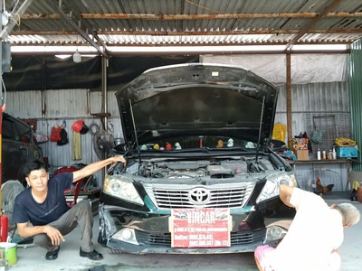 Gara sửa xe ô tô uy tín chất lượng KDC Trung Sơn Bình Chánh 14