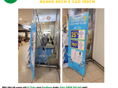 Dịch vụ cung cấp standee đa dạng mẫu mã, giá tận xưởng 1