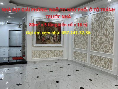 Nhà đẹp giải Phóng ngõ to như phố, ô tô tránh trước nhà, vài giây ra phố, kinh doanh sầm uất 3